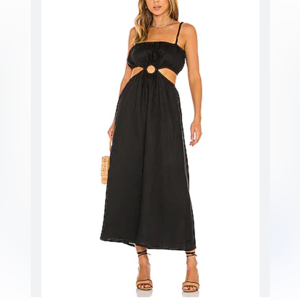 Faithful the Brand El Rio Maxi Dress Black